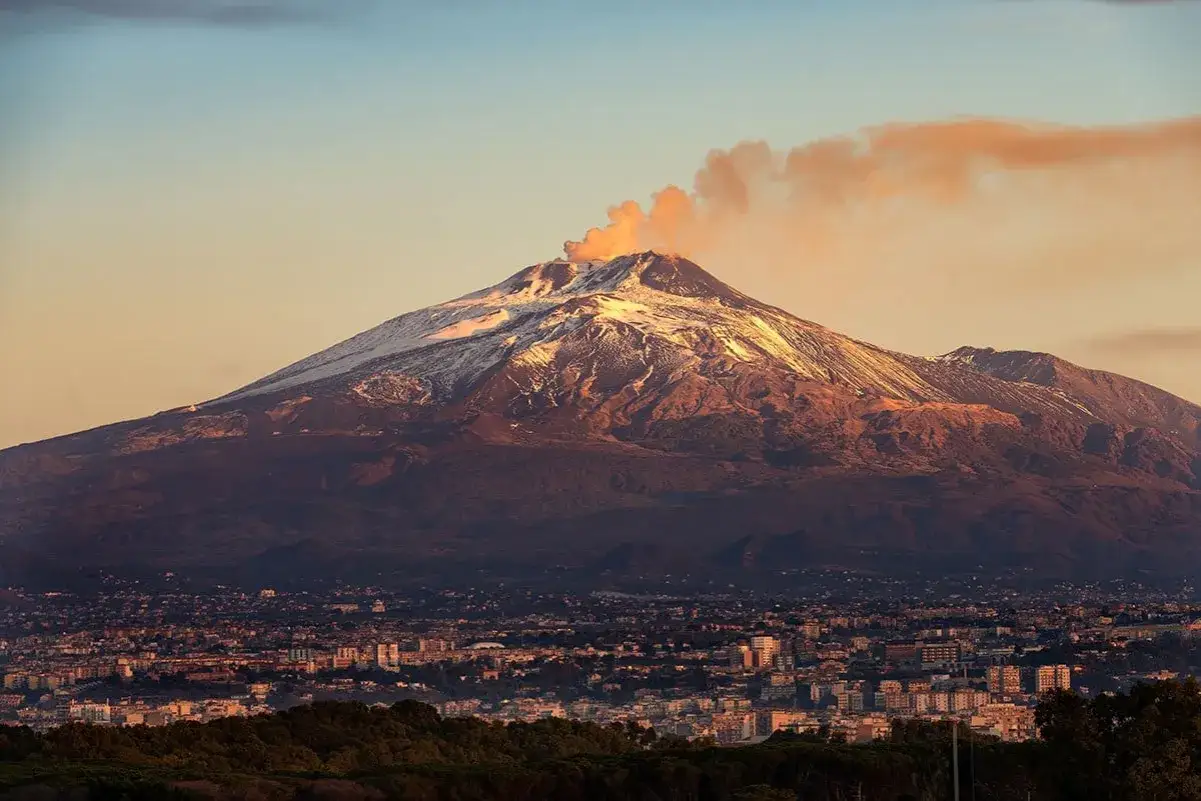 Il vulcano attivo, che i siciliani chiamano 